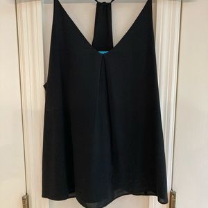 XS Alice and Olivia black spaghetti strap top